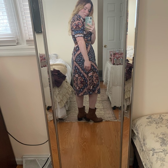 M&S Patterned Dress - Picture 2 of 4